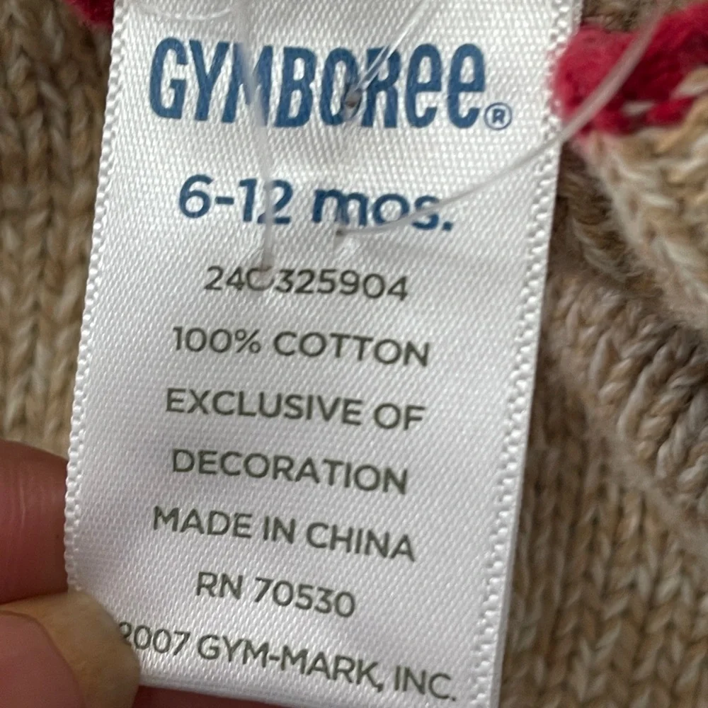 Gymboree 3 piece boys Bear sweater set 6-12 months NWOT